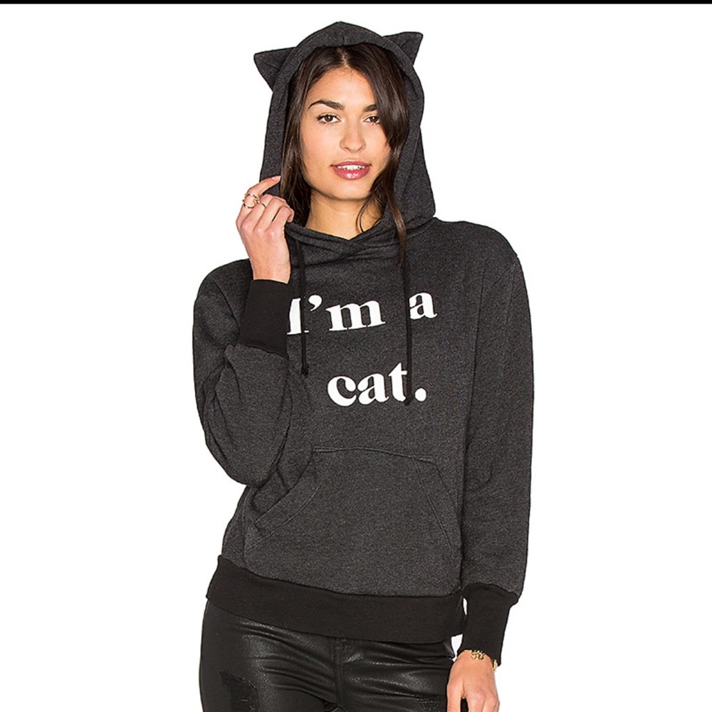 apart of sale!! WILDFOX • I’M A CAT HOODIE •